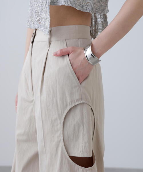 FREE'S MART（フリーズマート）の「◆サイドサークルカットパンツ（その他パンツ・レディース・ベージュ/ブラウン・SMALL/MEDIUM）」の22枚目の写真