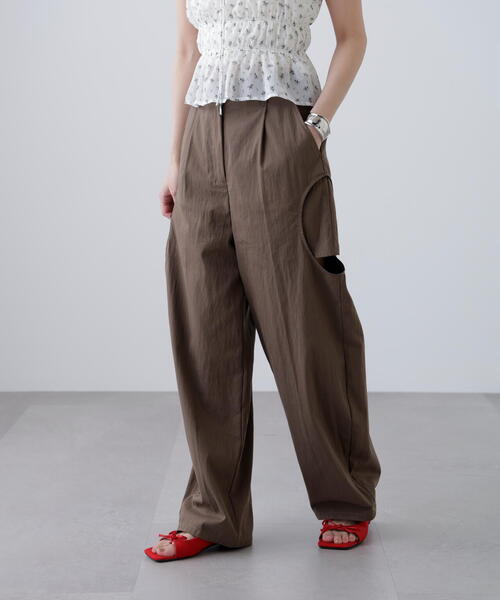 FREE'S MART（フリーズマート）の「◆サイドサークルカットパンツ（その他パンツ・レディース・ベージュ/ブラウン・SMALL/MEDIUM）」の15枚目の写真