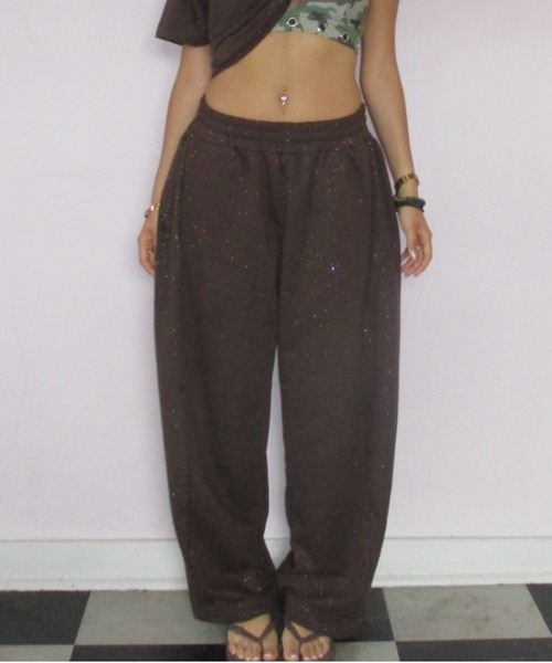 Glitter Heart Logo sweat pants（スウェットパンツ）｜HTH