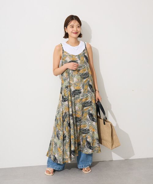 CRAFT STANDARD BOUTIQUE（クラフトスタンダードブティック）の「前後2Wayタンクトップ（タンクトップ・レディース・オフホワイト/杢グレー/ブラック/パープル・FREE）」の10枚目の写真