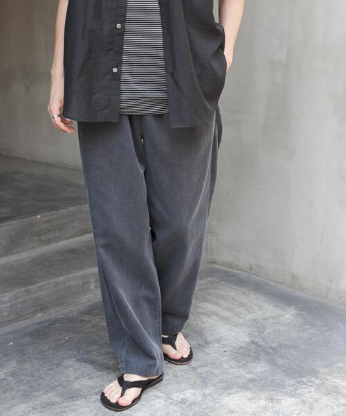 FORK&SPOON(フォークアンドスプーン)の「FORK&SPOON ピグメントプリントパンツ(その他パンツ・メンズ・グリーン/グレー・4/5)」の3枚目の写真