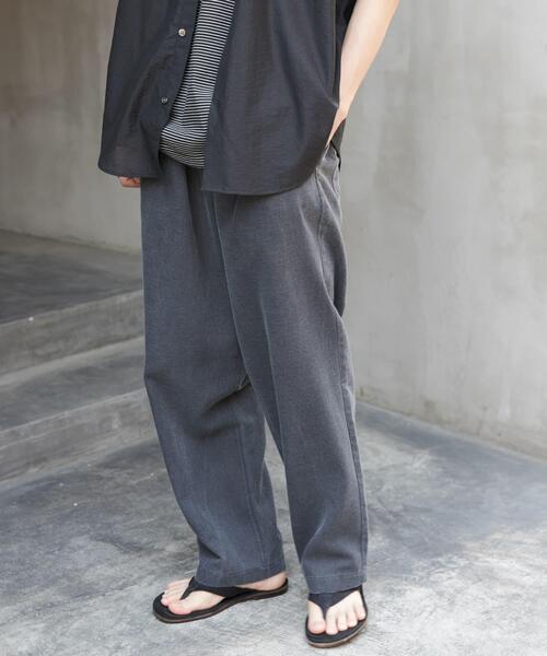 FORK&SPOON(フォークアンドスプーン)の「FORK&SPOON ピグメントプリントパンツ(その他パンツ・メンズ・グリーン/グレー・4/5)」の4枚目の写真