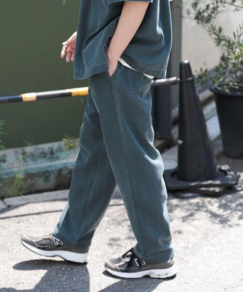 FORK&SPOON(フォークアンドスプーン)の「FORK&SPOON ピグメントプリントパンツ(その他パンツ・メンズ・グリーン/グレー・4/5)」の12枚目の写真