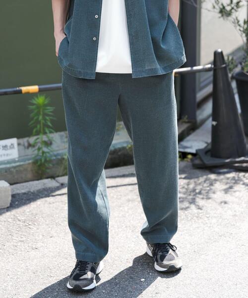 FORK&SPOON(フォークアンドスプーン)の「FORK&SPOON ピグメントプリントパンツ(その他パンツ・メンズ・グリーン/グレー・4/5)」の14枚目の写真