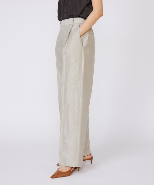 INED（イネド）の「ラメワンタックワイドパンツ【セットアップ対応】（その他パンツ・レディース・ベージュ・7号/9号/11号）」の12枚目の写真