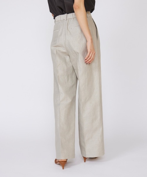 INED（イネド）の「ラメワンタックワイドパンツ【セットアップ対応】（その他パンツ・レディース・ベージュ・7号/9号/11号）」の13枚目の写真