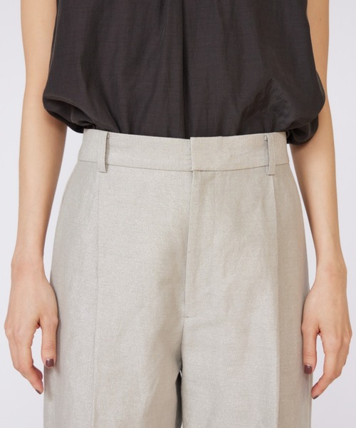 INED（イネド）の「ラメワンタックワイドパンツ【セットアップ対応】（その他パンツ・レディース・ベージュ・7号/9号/11号）」の14枚目の写真