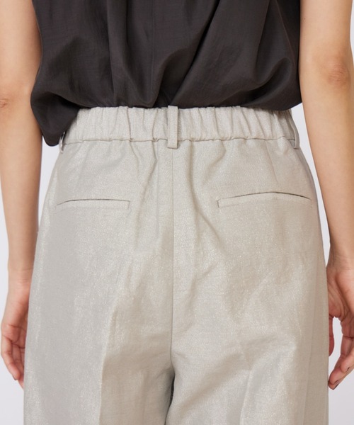 INED（イネド）の「ラメワンタックワイドパンツ【セットアップ対応】（その他パンツ・レディース・ベージュ・7号/9号/11号）」の17枚目の写真