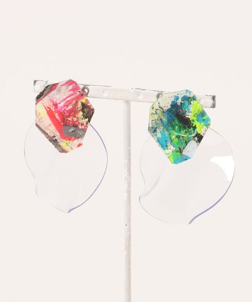 tone(トーン)の「【KitanoAya】カケラ+まるclear(MA)(ピアス(両耳用)・レディース・A/C/D/E/B・FREE)」の3枚目の写真