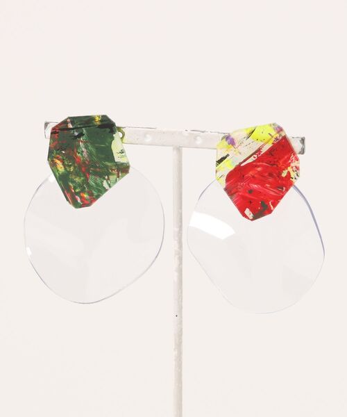 tone(トーン)の「【KitanoAya】カケラ+まるclear(MA)(ピアス(両耳用)・レディース・A/C/D/E/B・FREE)」の4枚目の写真