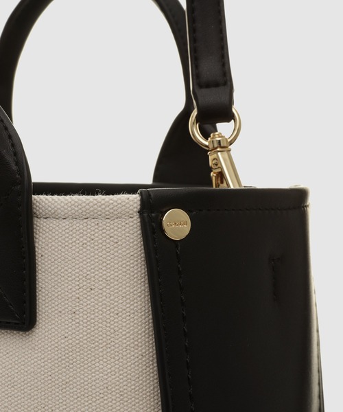 GANNI（ガニー）の「Small Pocket Tote Canvas（トートバッグ・レディース・ブラック・ONE SIZE）」の11枚目の写真