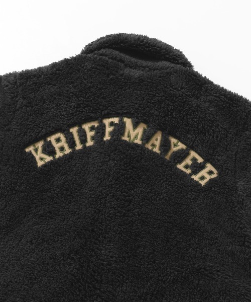 KRIFF MAYER(クリフメイヤー)の「シャギーボアレタードJK(その他アウター・メンズ・ブラック/ナチュラル/グレー/グリーン/カラフル・MEDIUM/LARGE/X-LARGE)」の14枚目の写真