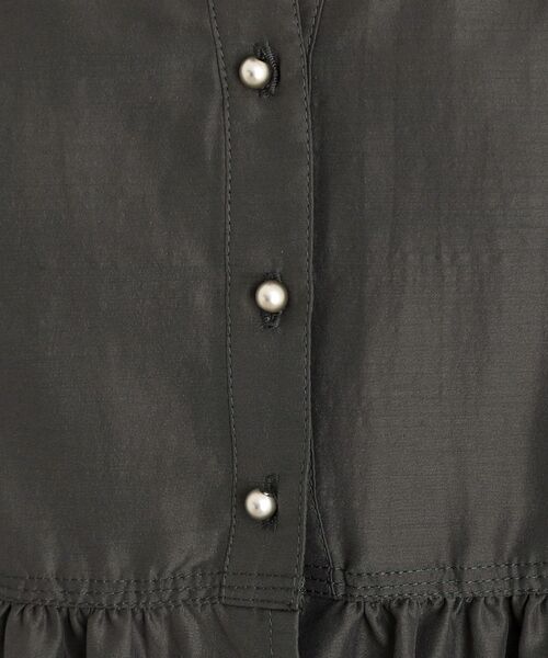 THE SHOP TK （ザ ショップ ティーケー ）の「フリルチュニックブラウス【洗濯機OK】（シャツ/ブラウス・レディース・ブルー/アイボリー/スミクロ・13/12）」の11枚目の写真