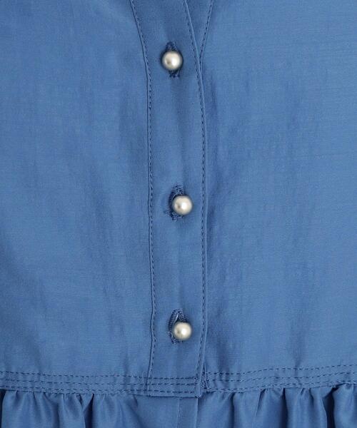 THE SHOP TK （ザ ショップ ティーケー ）の「フリルチュニックブラウス【洗濯機OK】（シャツ/ブラウス・レディース・ブルー/アイボリー/スミクロ・13/12）」の15枚目の写真