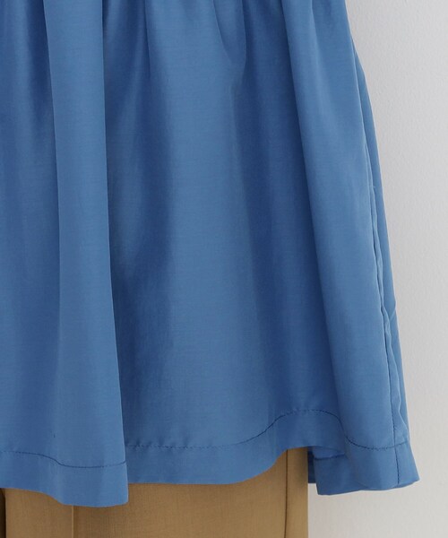 THE SHOP TK （ザ ショップ ティーケー ）の「フリルチュニックブラウス【洗濯機OK】（シャツ/ブラウス・レディース・ブルー/アイボリー/スミクロ・13/12）」の22枚目の写真