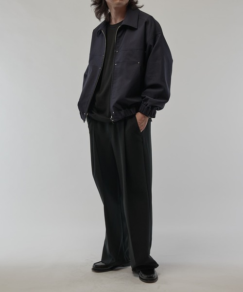 Lui's(ルイス)の「アクティブワークZIPブルゾン(ブルゾン・メンズ・ブラック/ネイビー・M/S)」の13枚目の写真