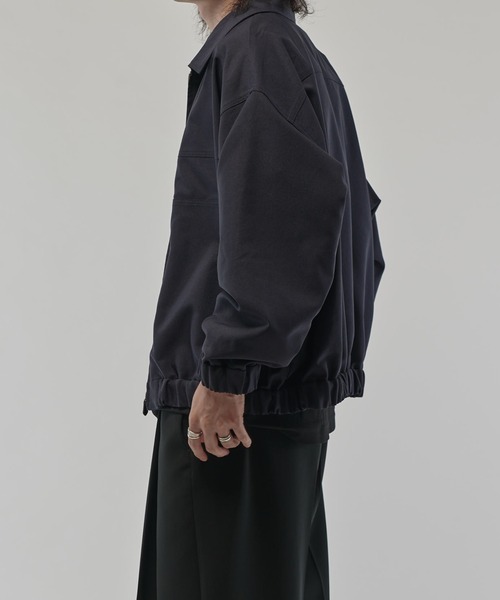 Lui's(ルイス)の「アクティブワークZIPブルゾン(ブルゾン・メンズ・ブラック/ネイビー・M/S)」の10枚目の写真