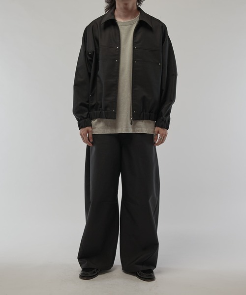 Lui's(ルイス)の「アクティブワークZIPブルゾン(ブルゾン・メンズ・ブラック/ネイビー・M/S)」の6枚目の写真