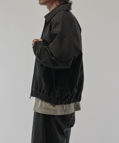 DECESOLO Ultimus ブルゾン VELNUS ブルゾン アウター 「VELNUS」Cropped double-zip corduroy