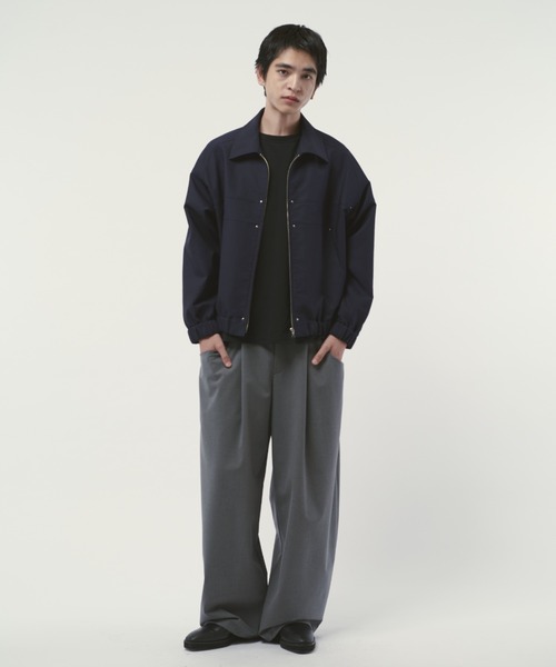 Lui's(ルイス)の「アクティブワークZIPブルゾン(ブルゾン・メンズ・ブラック/ネイビー・M/S)」の16枚目の写真