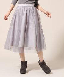 LOWRYS FARM | チュールギャザーミディスカート　705395(スカート)
