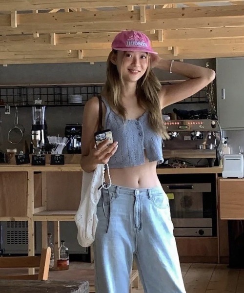 VIBGYOR（ヴィブジョー）の「【LAMPOON】ピグメントダイキャップ（キャップ・レディース・ピンク/オレンジ/カーキ/ブルー・FREE）」の6枚目の写真