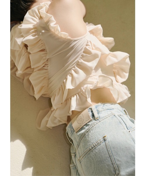 NOTREemor（ノートルエモア）の「Soft Shell tops（Tシャツ/カットソー NOTRE émor soft shell tops ホワイト