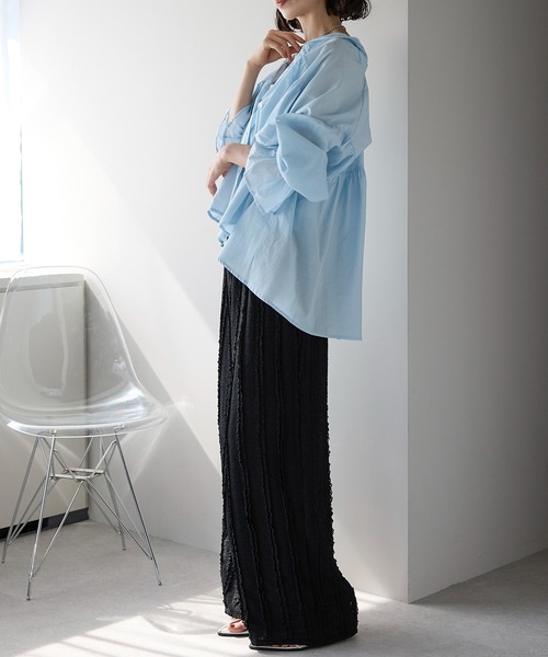 each（イーチ）の「ニットレースワイドパンツ（その他パンツ・レディース・ブラック/ベージュ・FREE）」の14枚目の写真