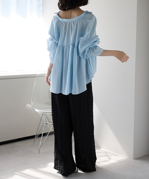 each（イーチ）の「ニットレースワイドパンツ（その他パンツ・レディース・ブラック/ベージュ・FREE）」の16枚目の写真