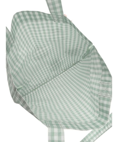 merry jenny（メリージェニー）の「ギンガムもこもこmiffyトート（トートバッグ・レディース・グリーン/レッド/ブラック・FREE）」の12枚目の写真