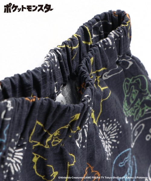 BRANSHES(ブランシェス)の「【Pokemon/ポケモン】総柄甚平(浴衣・キッズ・ネイビー/ライトグレー・100/110/120/130)」の11枚目の写真