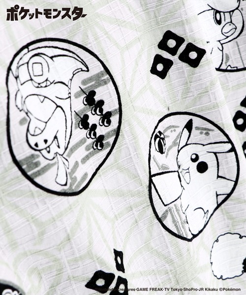 BRANSHES(ブランシェス)の「【Pokemon/ポケモン】総柄甚平(浴衣・キッズ・ネイビー/ライトグレー・100/110/120/130)」の17枚目の写真