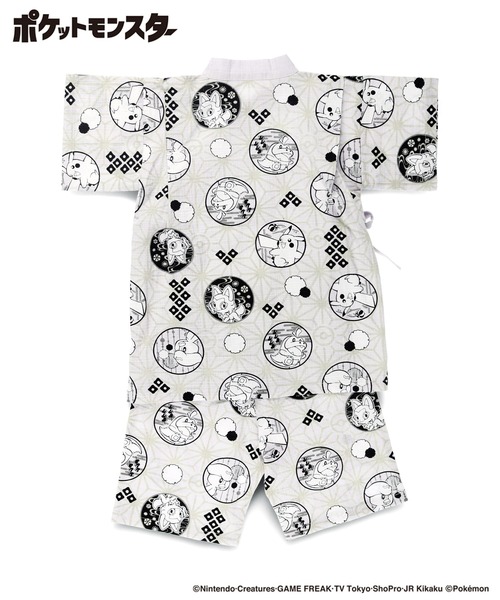 BRANSHES(ブランシェス)の「【Pokemon/ポケモン】総柄甚平(浴衣・キッズ・ネイビー/ライトグレー・100/110/120/130)」の18枚目の写真