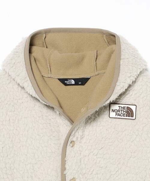 THE NORTH FACE（ザノースフェイス）の「THE NORTH FACE / ベビー カドルフリース ポンチョ 2025 (80～90cm)（ポンチョ・キッズ・カーキ/ホワイト系その他5・ONE SIZE）」の4枚目の写真