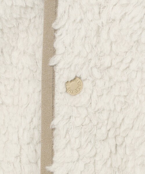 THE NORTH FACE（ザノースフェイス）の「THE NORTH FACE / ベビー カドルフリース ポンチョ 2025 (80～90cm)（ポンチョ・キッズ・カーキ/ホワイト系その他5・ONE SIZE）」の5枚目の写真