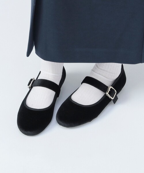 BEAMS HEART(ビームスハート)の「ラウンドトゥ― メリージェーン フラットシューズ(22.5cm~24.5cm)(パンプス・レディース・ピンク/その他/ブラック・LARGE/MEDIUM/SMALL)」の3枚目の写真