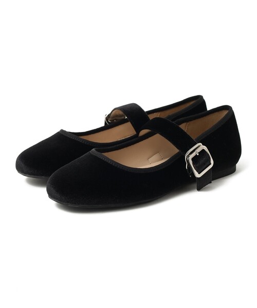 BEAMS HEART(ビームスハート)の「ラウンドトゥ― メリージェーン フラットシューズ(22.5cm~24.5cm)(パンプス・レディース・ピンク/その他/ブラック・LARGE/MEDIUM/SMALL)」の4枚目の写真