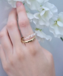 mellowneon（メロウネオン）の「ビーズ＆メタルドッキングリング（リング）」