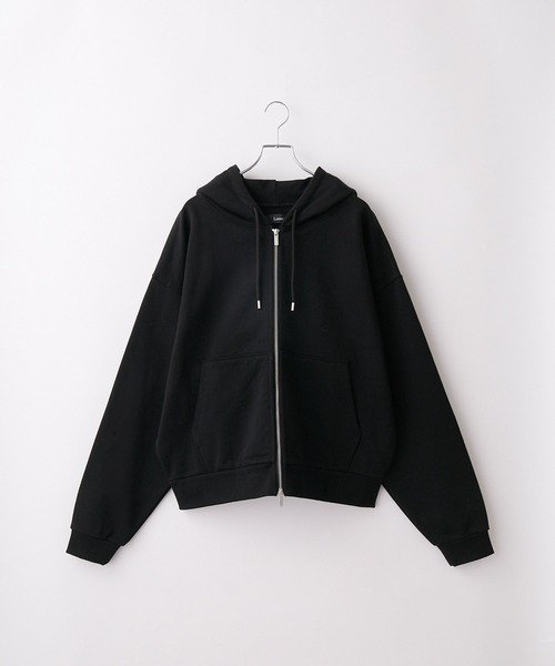 Loose/ルース（ルース）の「ヘビーウェイトヴィンテージ ショートフルジップパーカー（パーカー・メンズ・グレー/レッド/ダークブルー/ダークグレー/ブラック系/ブルー系/杢グレー/ブラック・L/M/S/XS）」の14枚目の写真