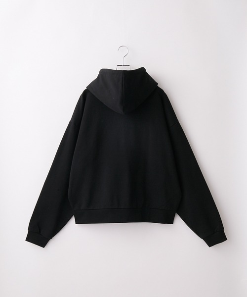 Loose/ルース（ルース）の「ヘビーウェイトヴィンテージ ショートフルジップパーカー（パーカー・メンズ・グレー/レッド/ダークブルー/ダークグレー/ブラック系/ブルー系/杢グレー/ブラック・L/M/S/XS）」の15枚目の写真