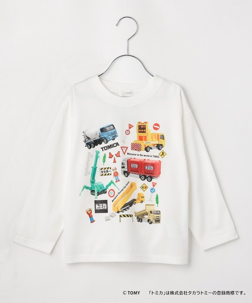 b・ROOM（ビールーム）の「【トミカ】【カイテキ天竺】Collection Tシャツ（Tシャツ/カットソー・キッズ・オフホワイト/ブルーグレー/スモークピンク・130cm/110cm/120cm/100cm）」の14枚目の写真