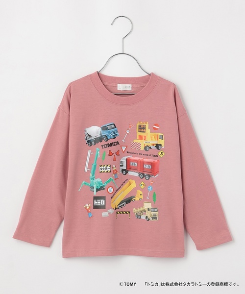b・ROOM（ビールーム）の「【トミカ】【カイテキ天竺】Collection Tシャツ（Tシャツ/カットソー・キッズ・オフホワイト/ブルーグレー/スモークピンク・130cm/110cm/120cm/100cm）」の15枚目の写真