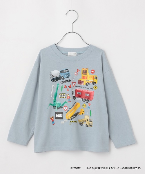 b・ROOM（ビールーム）の「【トミカ】【カイテキ天竺】Collection Tシャツ（Tシャツ/カットソー・キッズ・オフホワイト/ブルーグレー/スモークピンク・130cm/110cm/120cm/100cm）」の16枚目の写真