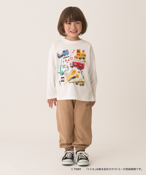 b・ROOM（ビールーム）の「【トミカ】【カイテキ天竺】Collection Tシャツ（Tシャツ/カットソー・キッズ・オフホワイト/ブルーグレー/スモークピンク・130cm/110cm/120cm/100cm）」の18枚目の写真