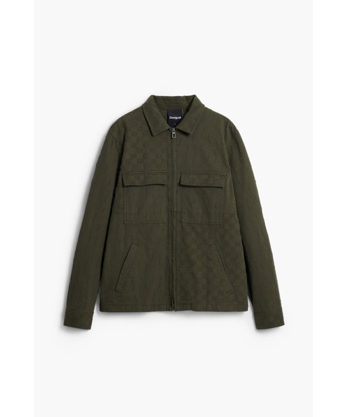 Desigual（デシグアル）の「ダブルジッパージャケット（ブルゾン・メンズ・グリーン・S/L/XL）」の4枚目の写真