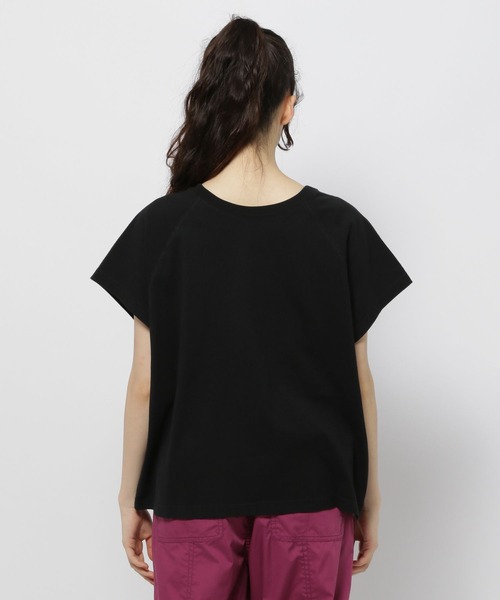 niko and...(ニコアンド)の「フリル加工フレンチTシャツ(Tシャツ/カットソー・レディース・ブラック/ネイビー/ライトグレー・FREE)」の15枚目の写真