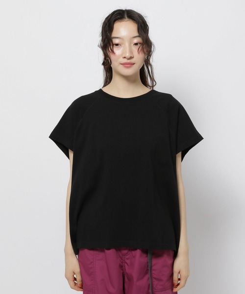 niko and...(ニコアンド)の「フリル加工フレンチTシャツ(Tシャツ/カットソー・レディース・ブラック/ネイビー/ライトグレー・FREE)」の16枚目の写真