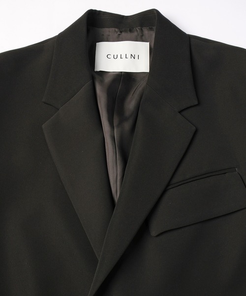 CULLNI（クルニ）の「Double Cloth Twill Zip Pocket Tailored Jacket（テーラードジャケット・メンズ・グレイッシュベージュ/ブラック/ブラウン/ブルーグリーン・1/2/0）」の20枚目の写真