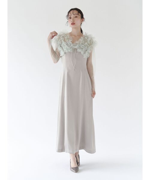 【モンチッチ】LAGUNAMOON LADYチュールボレロキャミワンピース ラグナムーン LAGUNAMOON LADYチュールボレロキャミワンピース