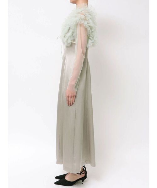 【LAGUNAMOON】チュールボレロキャミワンピース ラグナムーン LAGUNAMOON LADYチュールボレロキャミワンピース